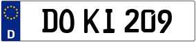 Truck License Plate